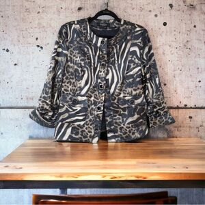 Peck & Peck Tiger Print Jacket